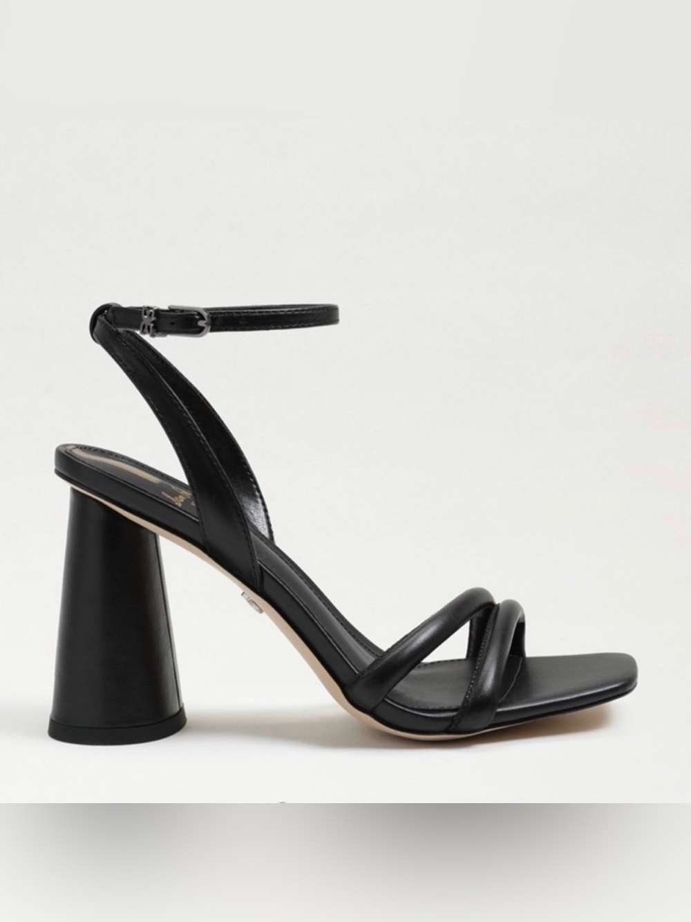 Sam Edelman KIA BLOCK HEEL SANDAL in Black Size 8.5 NEW - Picture 2 of 14